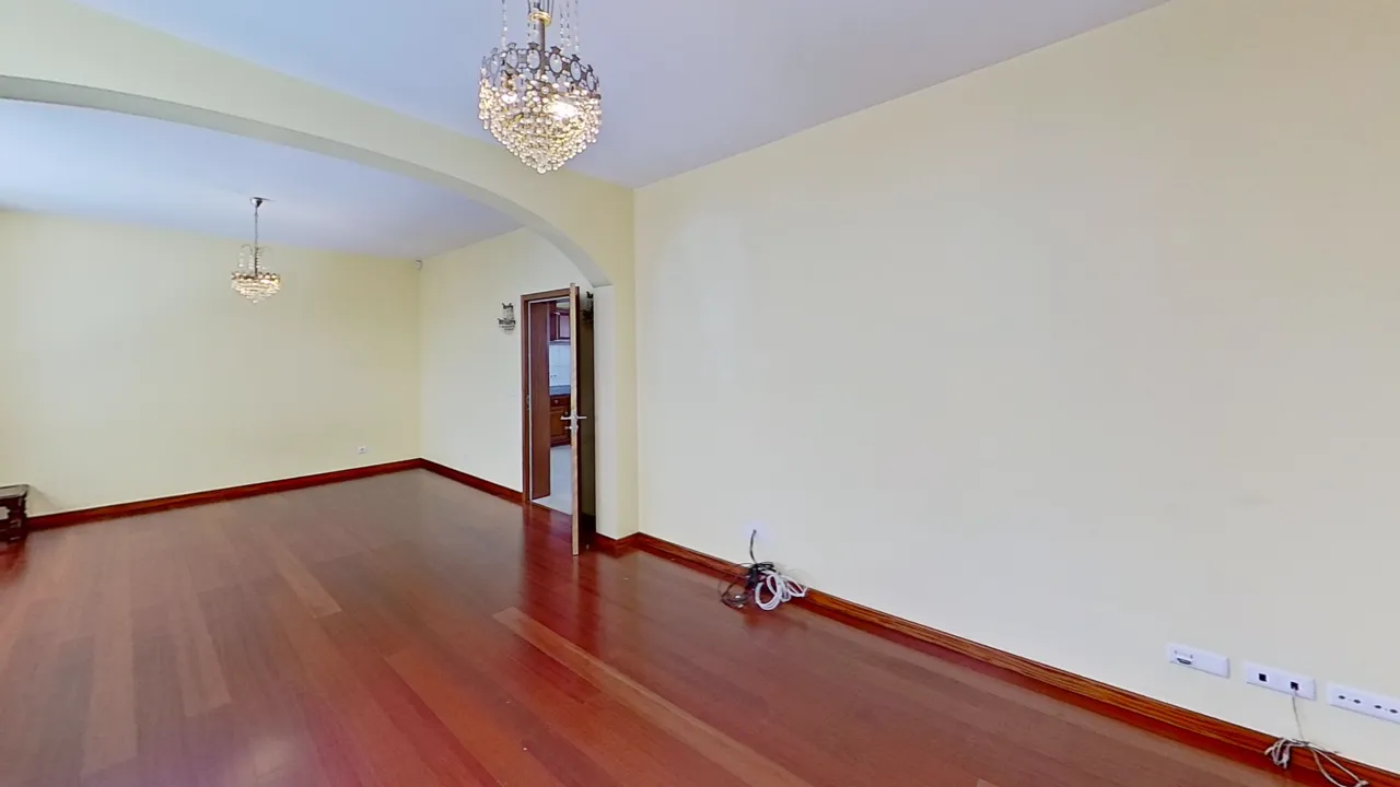 Sala de um imóvel em Machico digitalizado em 3D